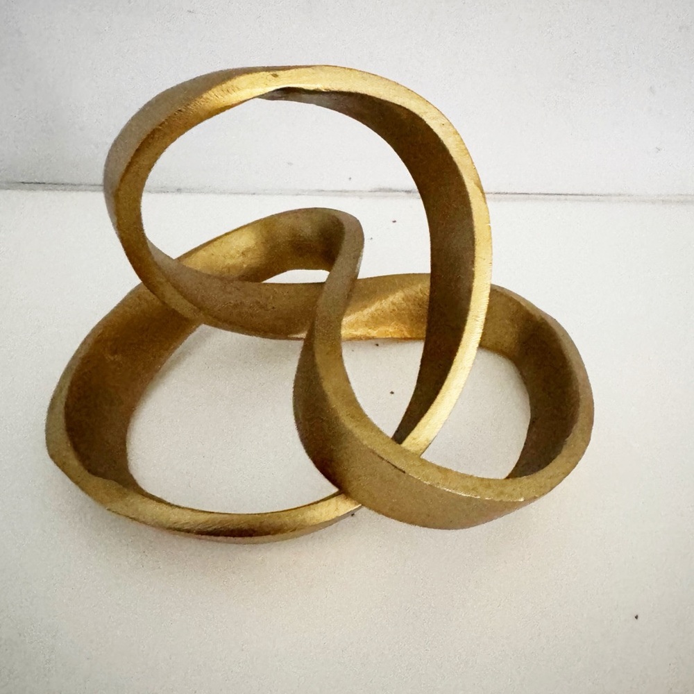 Anthropologie Gold Decorative Object